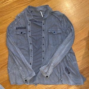 Free People long sleeve button down